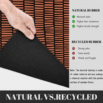 Rubber Door Mat Linear Textured ( 45x75 cm Copper )