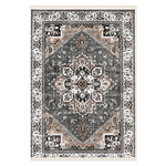 Riyasat Printed Carpet For Home And Office ( 3x5 ft, Vintage Grey )