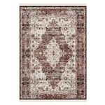 Riyasat Printed Carpet For Home And Office ( 3x5 ft, Dusty Rose )