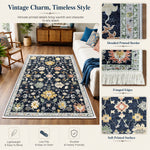 Riyasat Printed Carpet For Home And Office ( 4x6 ft, Midnight Floor )