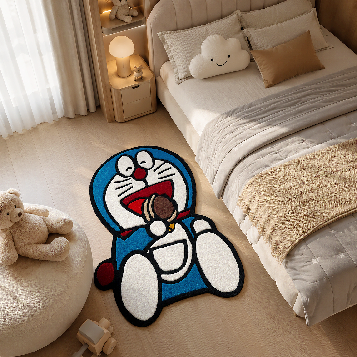 Premium Wool Tufted Rug Doreomon