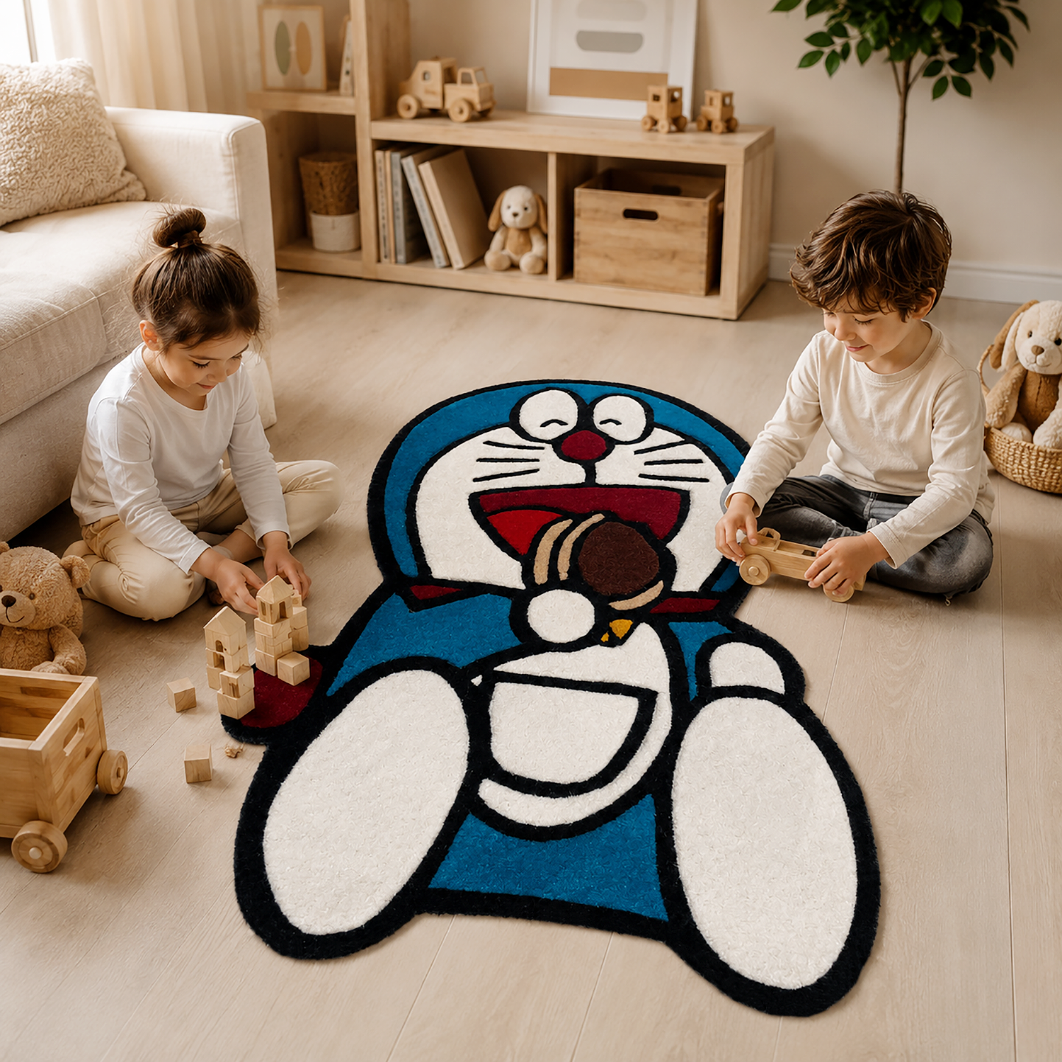 Premium Wool Tufted Rug Doreomon