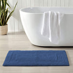 Paris Reversible Bath Mat 100% Cotton (Blue, 40x60 cm)