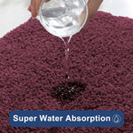 Newman Microfiber Bathmat 2500 GSM (45X75 Cm-Wine)