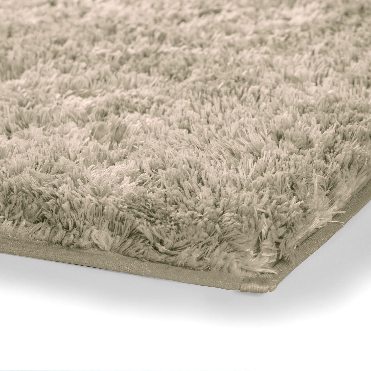 Vegas Microfiber Mats For Bathroom (45X75 Cm, Beige)