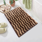 Berlin Bath Mat - Bathroom Mat( 38x58 cm, Coffee)