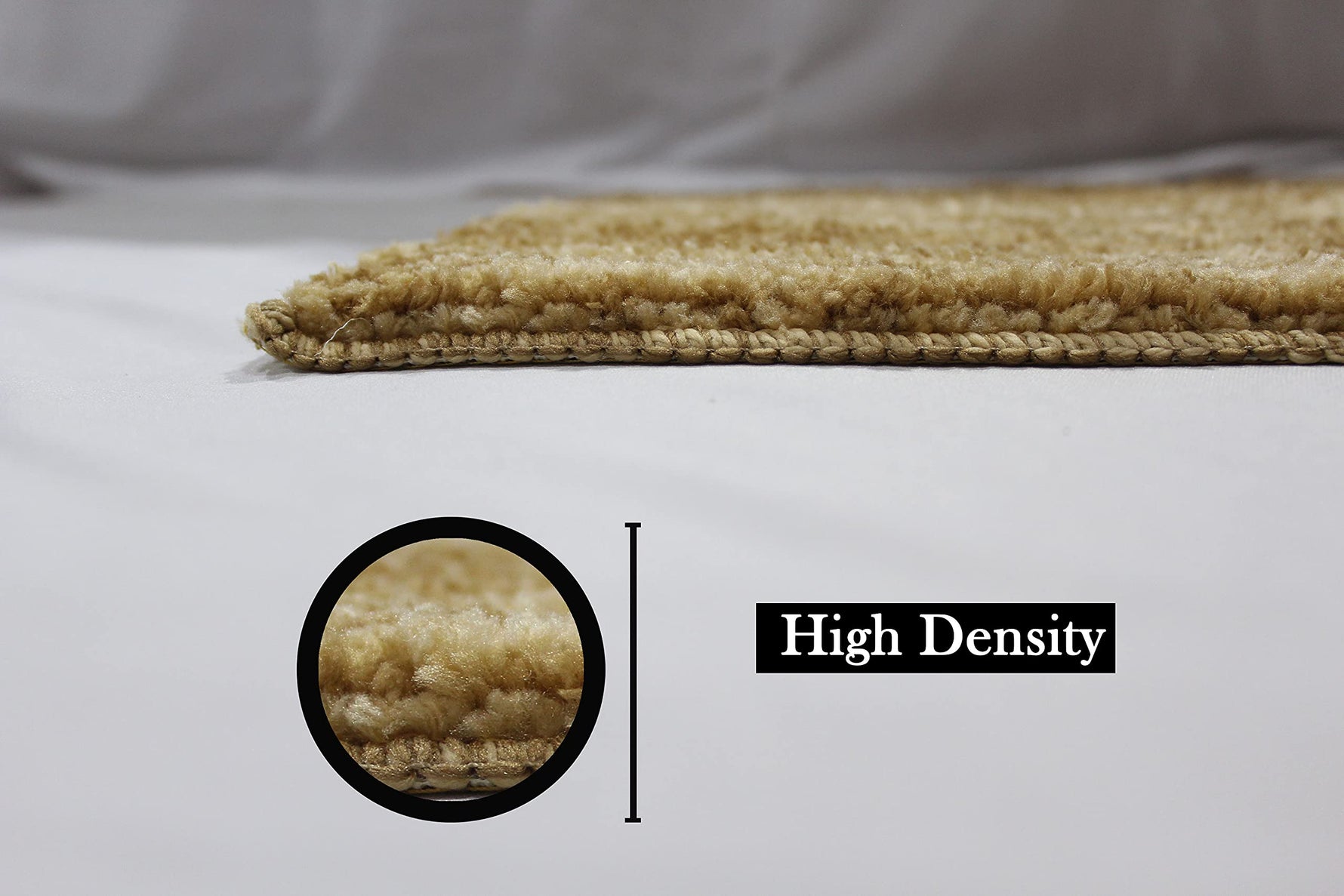 Comfort Bath Mat Super Soft Microfibe( 38x58 cm Beige)
