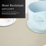 Dining Table Placemat Set of 4 (30x45 CM Cream)