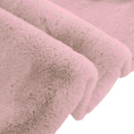 Rabbit Fur Soild RunnerSuper Soft (Peach, 2x5 Feet)