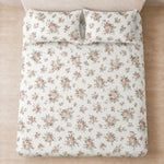 Double Bedsheet with 2 Pillow Covers 220 TC 100% Cotton Feel King Size ( White 90x100 inch )