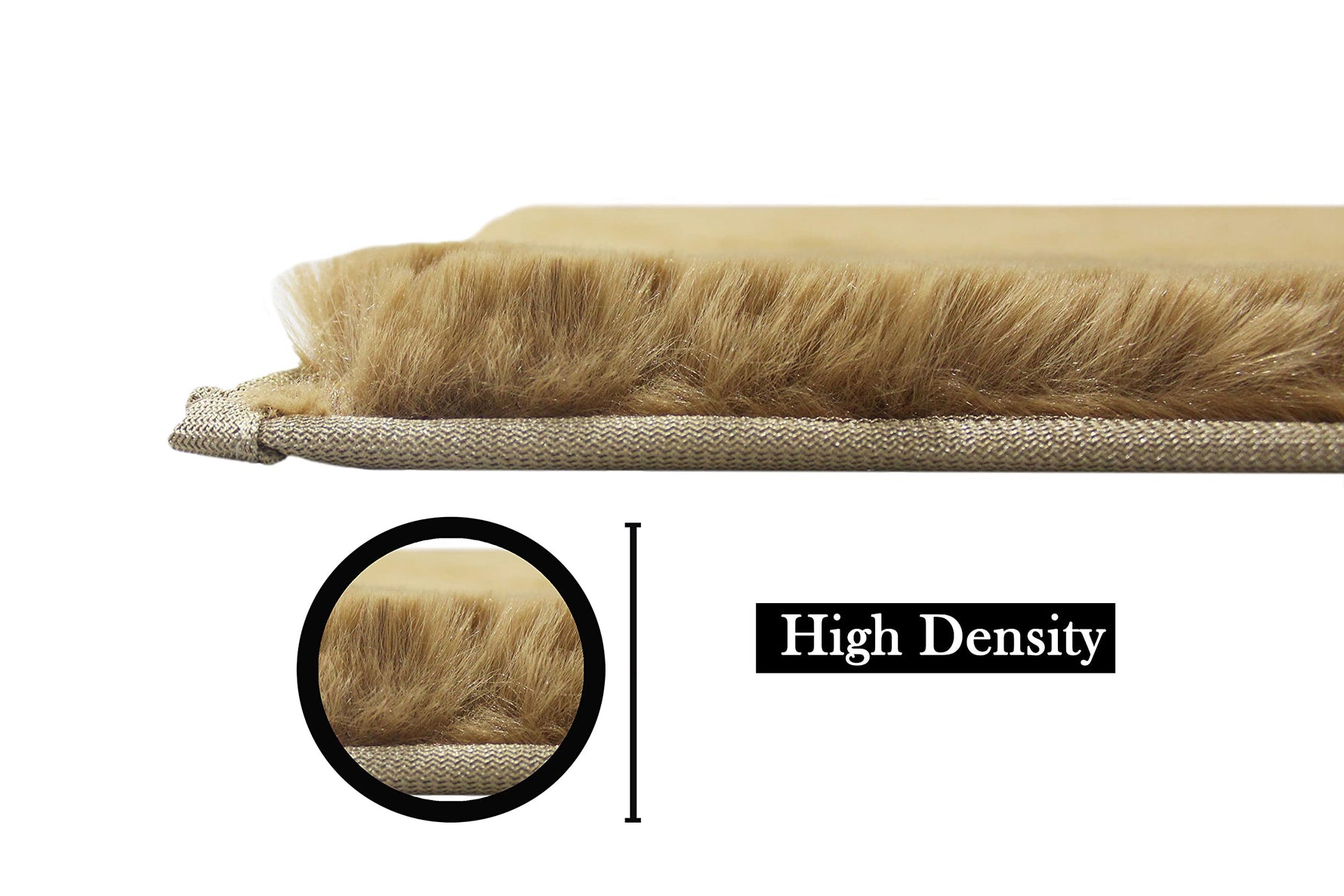 Rabbit Fur Soild Bath (Anti-Gold, 40x60 cm)