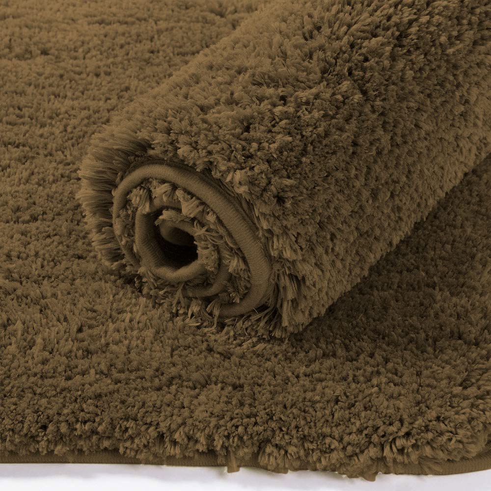 Newman Microfibre Bath Mat (45X75 Cm,Brown Coffee)