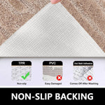 Scotland Maze Cut Bathmat Mat Pack Of 2 (38x58 cm , Beige)