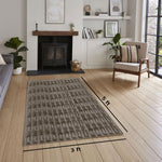 Rabbit Tail Fur Carpet (3x5 Feet, Cocoa)