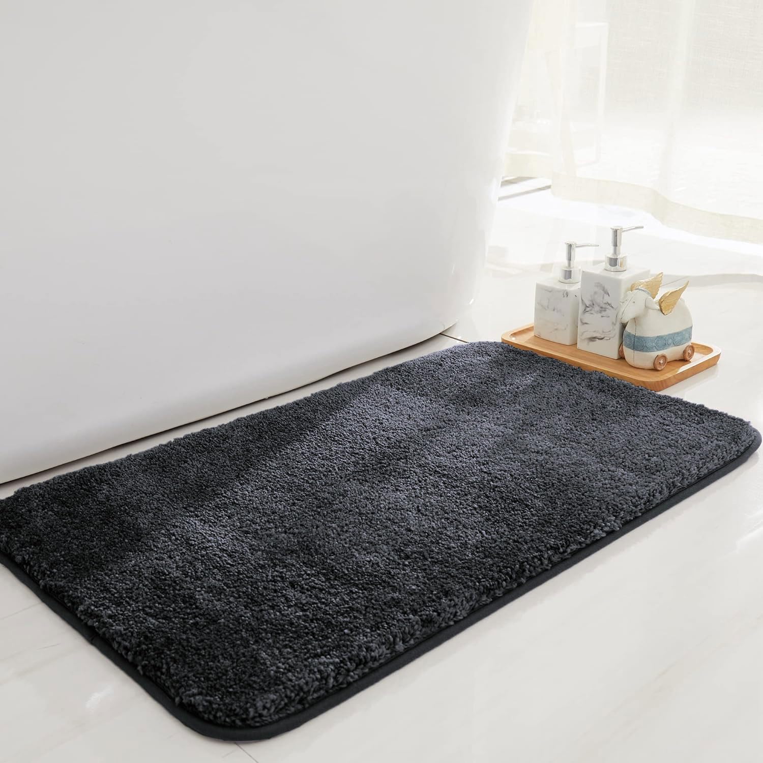 Newman Microfibre Bath Mat (45X75 Cm,Anthra)