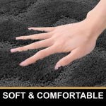 Scotland Diamond Bathmat Mat Pack Of 2 (38x58 cm, Silver)