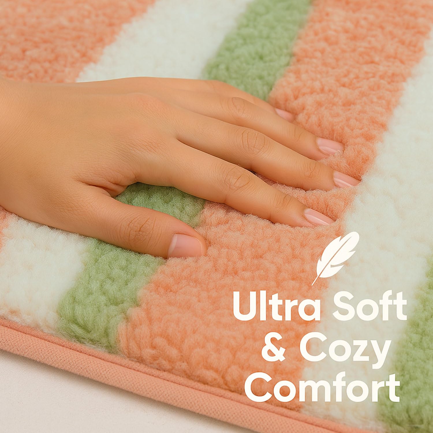 Canada Bath Mat Stripe (40x60 cm, Pink)