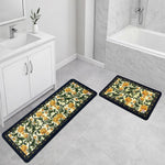 Kitchen Mat Combo  (116x36 & 58x36 cm,Yellow)