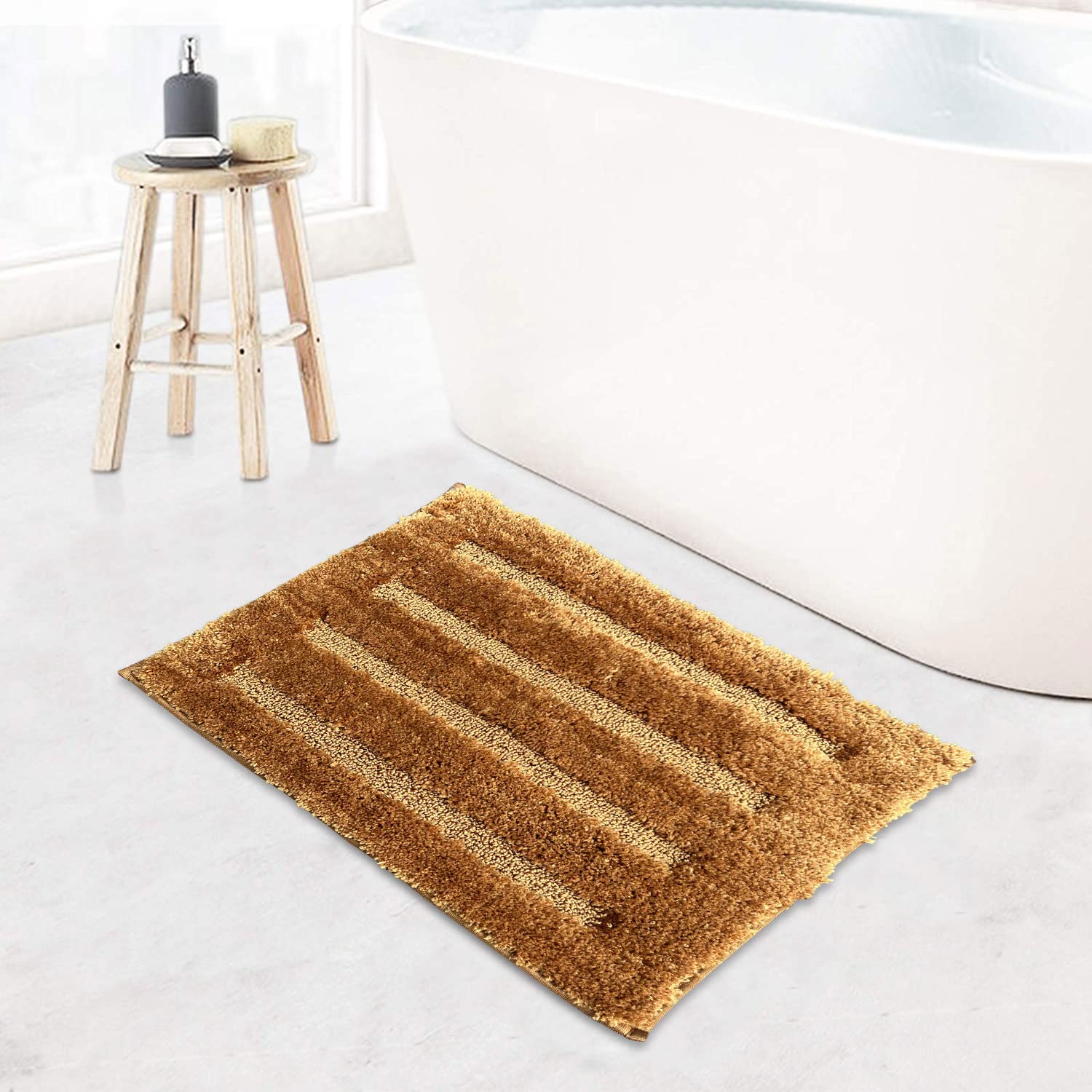 Bathmat 2500 GSM Microfiber (45cm x 75cm, Gold)