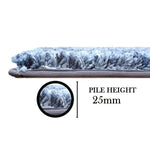 Hawaii Bath Mat Anti Skid (Charcoal, 60cm x 90cm)
