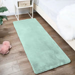 Rabbit Fur Soild RunnerSuper Soft (Lime, 2x5 Feet)