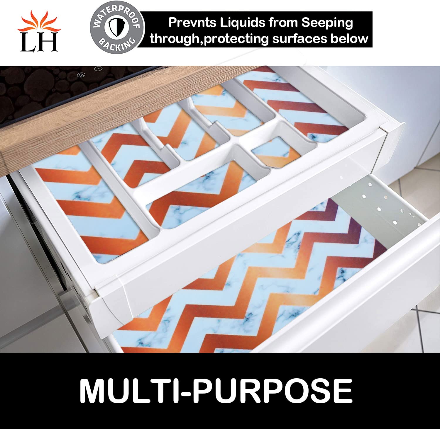 Placemat/Utensil Mat for HomeSet of 4 Piece (ZigZag_30x45 Cm)