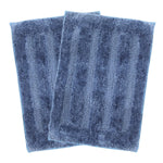 Bathmat 2500 GSM Microfiber Pack of 2 (Blue, 40cm x 60cm)