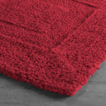 Paris Bath Mat Cotton Super Soft (Maroon, 40 Cm x 60 Cm)