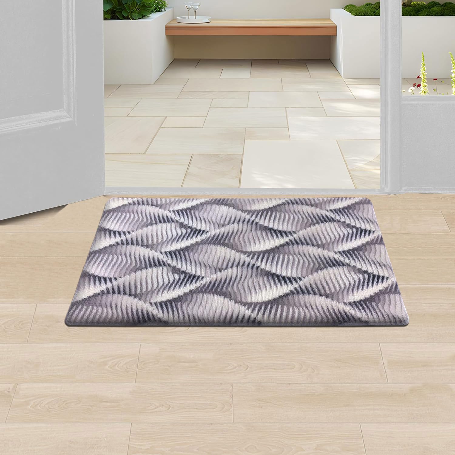 Cuba PVC Door Mats Anti Fatigue - ZigZag (40x60 cm)