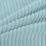 Corduroy Cushion Cover Super Soft (16x16 Inch,Turquish)