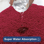 Newman Microfiber Bathmat 2500 GSM (Maroon, 60Cm x 90Cm)