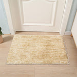 Bath Mat For Bathroom 1600 GSM Microfiber (38X58 cm, Gold)