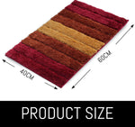 Luxury Bath Mat for Bathroom Pack of 2 (40X60 Cm ,Cherry)