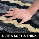 Birmingham Bathmat for Bathroom Pack of 2 (38x58 cm Shadow)