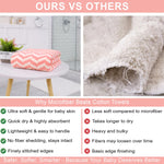 Microfibre Bath Towel for Kids Boys Girls ( 70x132cm , Pink )