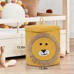 Cotton Lion Basket for Storage  (12"X12" , Yellow)