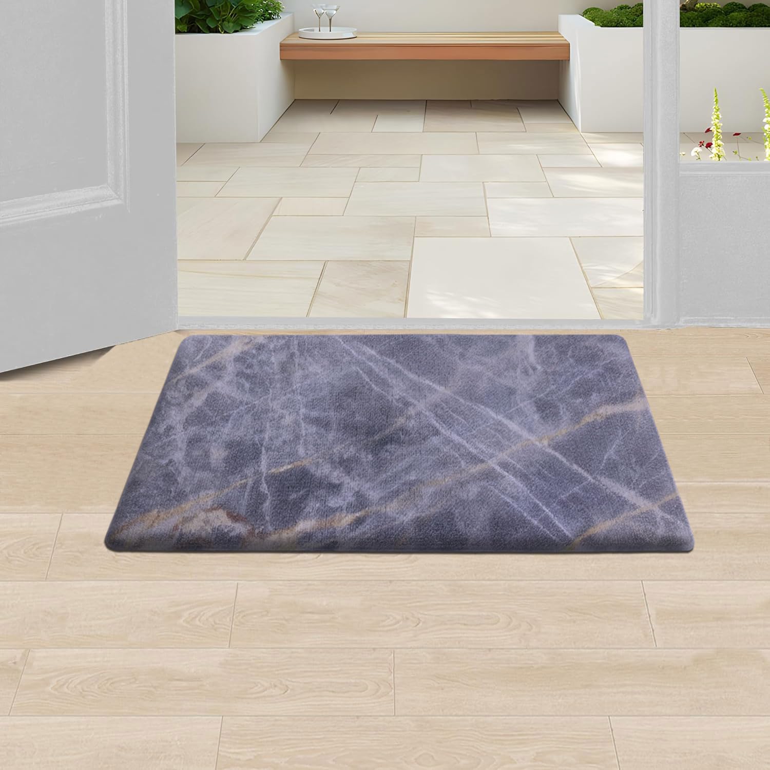Cuba PVC Door Mats Anti Fatigue - Line Texture (40x60 cm)
