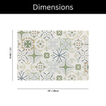 Kitchen Place Mat Set Of 2 (30x45 CM Geometric)