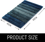 Luxury Bath Mat for Bathroom Pack of 2 (40X60 Cm ,Hunter Green)