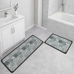 Kitchen Mat Combo  (116x36 & 58x36 cm,Grey)
