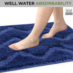 Scotland Waves BathMat (38x58 cm, Navy)