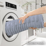 Rabbit Tail Fur Floor Runner (2x5 Feet, Silver)