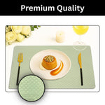 Dining Table Placemat Set of 4 (30x45 CM Green)