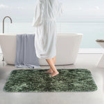 Hawaii Bath mat Anti Skid (Hunter Green, 60 x 90 Cm)
