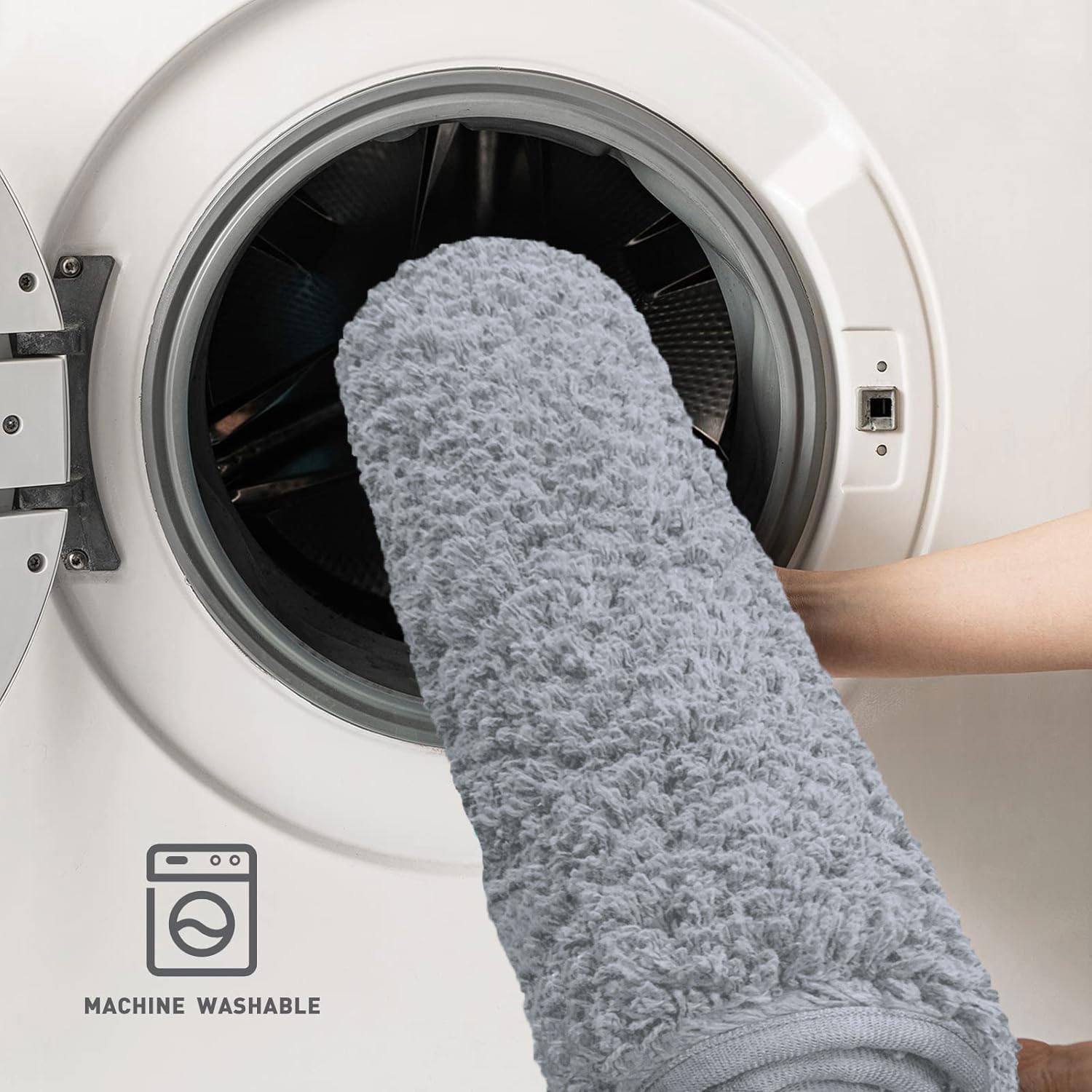 Colosseum Bath Mat 100% Cotton (40x60 cm,Silver)