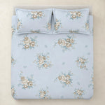King Size Double Bedsheet with 2 Pillow Covers Premium Soft Bauquet Printed  90x100inch