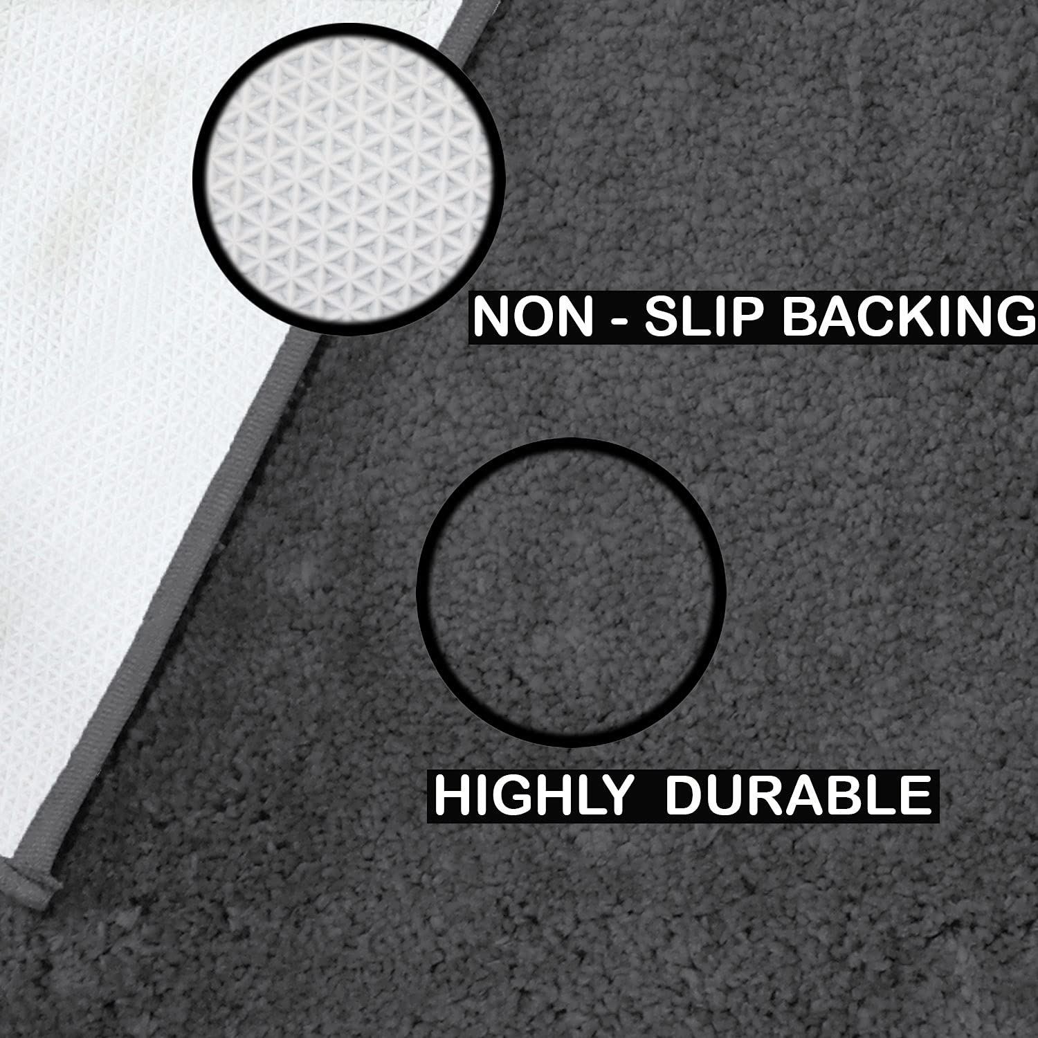 Newman Carpet For Bedroom (4X6 Feet, Grey)