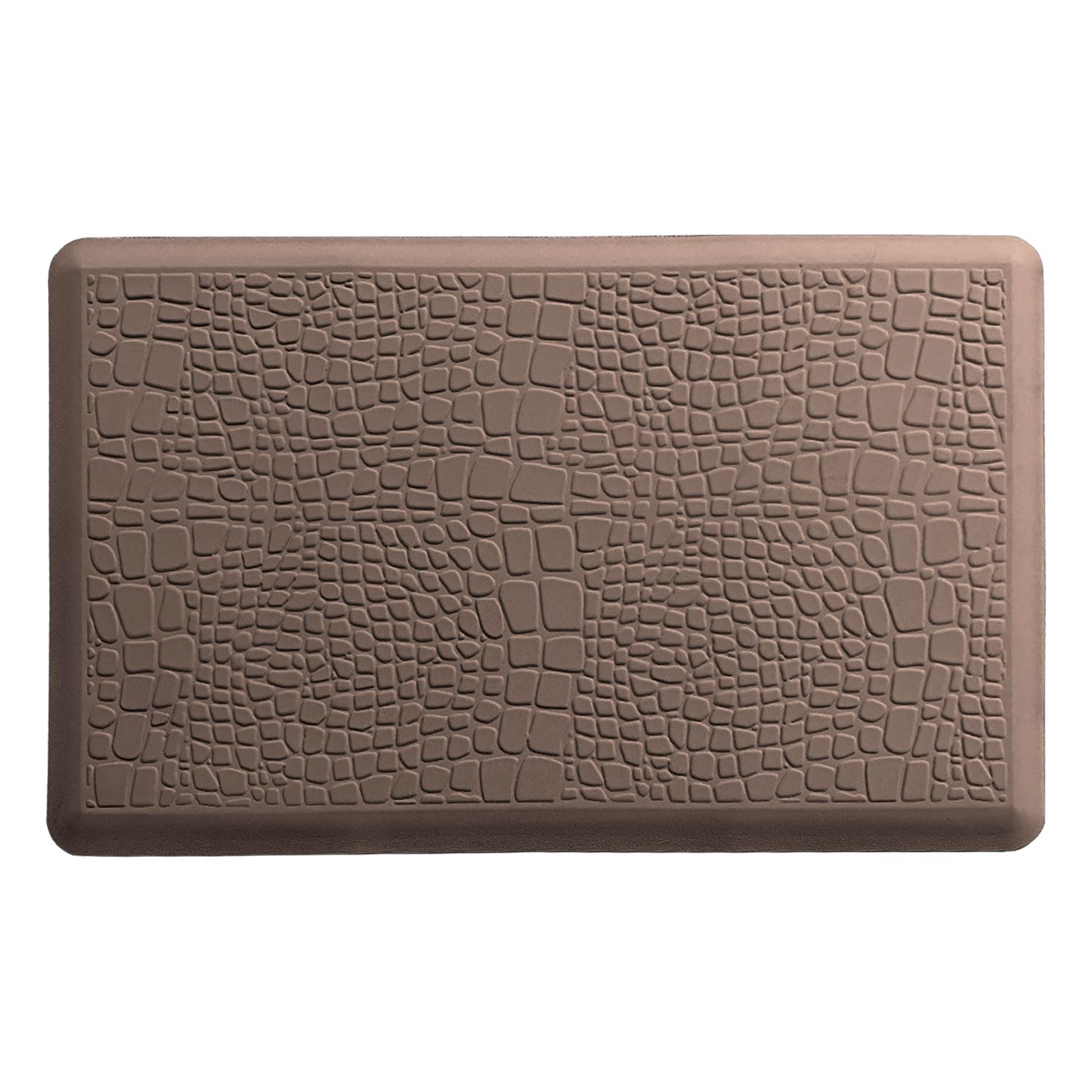 Jersey Texture Anti-Fatigue PVC Door Mat (Coffee, 45x75 cm)