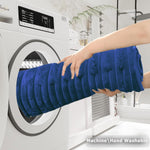 Rabbit Tail Fur Floor Runner  (2x5 Feet, Blue)