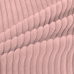 Corduroy Cushion Cover Super Soft (16x16 Inch, Peach)
